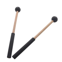 Hot AD-2 Pair Tongue Drum Mallets Soft Rubber Head Drum Mallets Sticks For Drums Tongue Drums And Keyboard Percussion