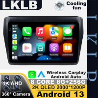 Android 13 For Suzuki Swift 5 2016 - 2020 Car Radio DSP Autoradio QLED Multimedia Video WIFI BT Wireless Carplay Auto RDS ADAS