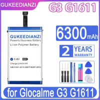 6300mAh GUKEEDIANZI Replacement Battery for Glocalme G3 G1611 Batteria + Free Tools