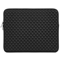 Black Laptop Bag 11 12 14 15 15.6 Inch Waterproof Sleeve Case For Macbook Air Pro 13 Notebook Computer Shockproof Bag Cover
