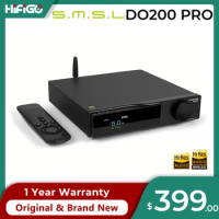 SMSL DO200 PRO Desktop HiFi Balanced Decoder 12x CS43131 Chips MQA Full Decoding DAC Pre-amp Bluetooth 5.1 HDMI-ARC for PS4/5