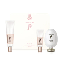 【WHOO 后】官方直營 拱辰享雪白提亮煥膚禮盒50ml(防曬乳50ml+防曬乳25ml+凝膠45ml)