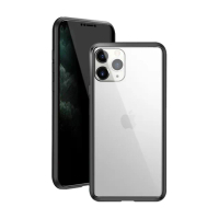 iPhone11Pro 金屬防窺全包磁吸雙面玻璃手機保護殼(11pro鋼化膜 11Pro保護貼)