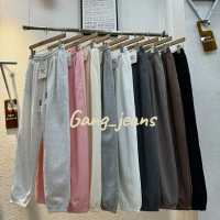 Gang_jeans#812(K)กางเกงวอร์มขายาว ปลายขาจั๊ม มีเชือกผูกเอว คําแนะนําการขายที่ร้อนแรงในเดือนนี้