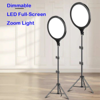 10 inch LED Video Light for Live Streaming Photo Studio Light Panel Photography Dimmable Flat-panel Fill Lamp 2800K-6500K