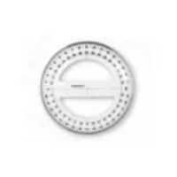 ไม้โปรเทคเตอร์ ISOMARS Pro-Circle สีใส