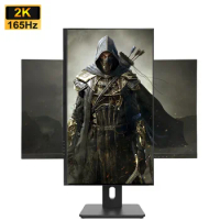 27 Inch Monitor 165Hz 2K Gaming Display 1ms Free-sync IPS Desktop LCD Display Rotation Lift Stand HDMI DP Support PS5 HDR400