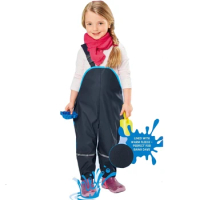 New 2022 Children Waterproof Overalls Brand Baby Boys Girls Trousers 1-7Yrs Children ski pants Boys Girl overalls childrens 520
