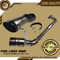 Knalpot racing nmax R9 h2 tameng untuk vario beat scoopy aerox mio pcx DLL