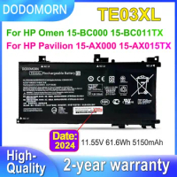 DODOMORN TE03XL For HP Omen 15-BC000 15-BC011TX 15-BC012TX For Pavilion 15-AX000 15-AX015TX 15-AX017TX Laptop Battery 61.6Wh