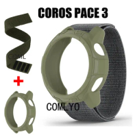 For COROS PACE 3 Case + Strap Nylon TPU Soft Protective shell Cover Smart Watch coros pace3 Band Sports Belt