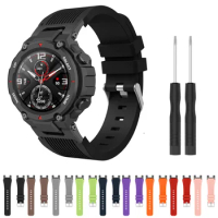 Soft Silicone Strap For Amazfit T REX T-Rex Smart Watch Band Sports Belt For Huami Amazfit T Rex Pro Correa Wristband Belts