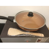 瑞士moncross銅色陶瓷炒鍋