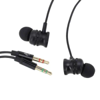 E-Sports Headset 3 Meters Phone Broadcast Computer In-Ear Laptop Wired Headset For Xiaomi Mi 13 12 11 Pro Ultra Lite