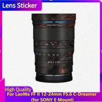 For LaoWa FF II 12-24mm F5.6 C-Dreamer for SONY E Mount Lens Sticker Protective Skin Decal Film Anti-Scratch Protector Coat