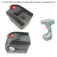 Battery Adapter For Hitachi /Hikoki 18V Li-ion Battery To For Bosch PBA 18V Li-ion Battery To For Bosch C Type Electrical Tool