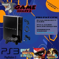 PS3 FAT PAKET LENGKAP HARDISK INTERNAL FREE 2 CONTROLLER FULL GAME 60GB 1STIK