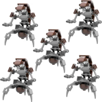 Moc Space Wars Destroyer Droid Droideka Sets The Clone Robot Destroyer Fighting Building Block Army Weapons Bricks Troopers