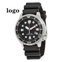 Original Sports Diving Watch Silicone Luminous Men's Watch BN0150 Ecology-Drive Watch Men's Eco-Drive Series Black Dial