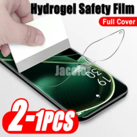 1-2PCS Safety Hydrogel Film For OPPO Find X6 Pro X5 X3 Screen Gel Protector Not Protective Glass OPO FindX6 X6Pro X5Pro X3Pro
