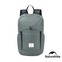Naturehike 22L云雁輕量防水摺疊後背包 攻頂包 灰色 A017-B