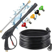 Selkie Pressure Washer Gun with Extension Wand and 26" Hose Pressure Washer Gun with 26inch Pressure Washer Hose