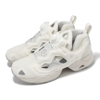 【REEBOK】休閒鞋 Instapump Fury 95 男鞋 白 灰 充氣式 緩衝 輕量 充氣鞋(100074692)