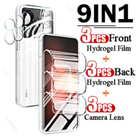 9in1 Full Cover Front Back Hydrogel Film for Realme GT Neo 5 6.74" Fingerprint Screen Protectors for