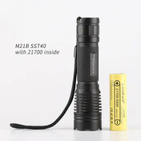 Convoy M21B flashlight with luminus sst40, with 21700 battery