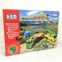 【Fun心玩】TM11401 麗嬰 日本 精美盒裝 TOMICA 多美小汽車 TM 恐龍運輸車組 模型 聖誕 生日 禮物
