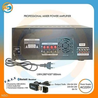 PROFESSIONAL POWER AMPLIFIER KARAOKE FREE BLUETOOTH RECEIVER AC-NSO