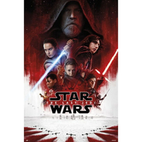 《星際大戰》Star Wars 星際大戰八部曲:最後的絕地武士 電影宣傳海報 居家裝飾/牆壁裝飾