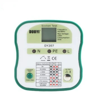 DY207 Digital display socket tester Safety detector Circuit tester Wall socket RCD switch test pen