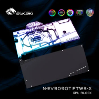 Bykski Graphic Card Water Block For GALAX GeForce RTX3090TI HOF OC Lab Edition With Backplate,VGA Copper Cooler N-GY3090TIHOF-X