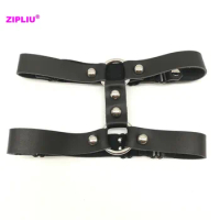Women New Fashion leather garters punk leg ring handmade Rivet metal O-ring Belt Harajuku Free Shipping double rows elastic