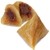 【億長御坊】鹼粽子雙享12顆組(每顆100g 原味6+豆沙6 共12顆 南門市場 甜粽 端午節 端午節肉粽)