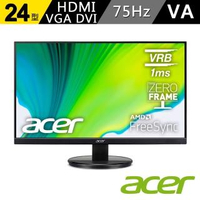 【Acer 宏碁】福利品 K242HYL H 24型 VA無邊框 廣視角螢幕(保固三年)