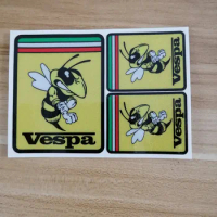 Car Styling Vinyl Tape Motorcycle Helmet Car Sticker Decals for Itlay Vespa Club Bee