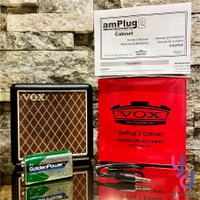 分期免運 贈變壓器 Vox Amplug 2 Cab 電 吉他 貝斯 音箱 單體 可接 Amplug 2 使用 公司貨