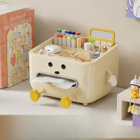 Desktop Tissue Box Simple High-end Large Capacity Living Room Coffee Table Dining Table Tissue Box M
