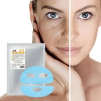 Soluble Facial Mask Cloth Soluble in Water Nano Collagen Film Paper Forehead Film Paper Cheek Collagen Film Cloth Mask 5pcs/lot