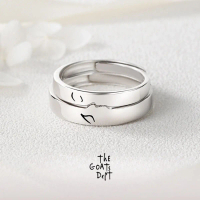 The Goats Dept - Kiss Ring for Couple Original / tgd712 cincin adjustable pria wanita man women open