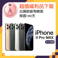 【Apple 蘋果】福利品 iPhone 11 Pro Max 512GB