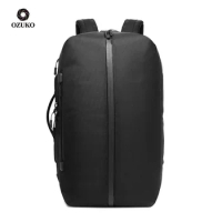 OZUKO Multifunction USB Charging Men Backpack Large Capacity Waterproof Travel Bag Male 15.6inch Laptop Backpack Fashion mochila