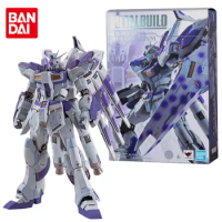 Bandai Original Gundam METAL BUILD RX-93-v2 Hi-v Model Figures Toys For Boys Girls Kids Gift Collectible Model Ornaments