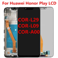 For Huawei Honor Play LCD Display Screen Touch Panel Digitizer COR-L29 COR-AL00 With Frame For honor play lcd
