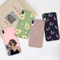 For Huawei Y7 Y7 Prime Pro 2019 Case Fasion Cute Girl Cat Soft Silicone Phone Back Cover Cases For Huawei Y7 Y 7 2019 DUB-LX1