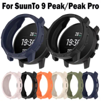 TPU Case Cover For SUUNTO 9 Peak/9Peak Pro Protective Smart Watch Soft Silicone Hollow Bumper Frame Protector Shell Accessory