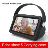 Handle case for Echo show 5 1st/2nd Protective Silicone Case For Alexa Echo Show 5 smart speaker dustproof case