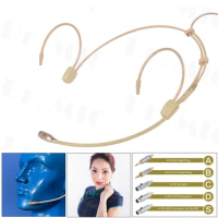 Durable Cardioid Earhook Headworn Headset Microphone Omnidirectional Condenser For For Shure Wireless